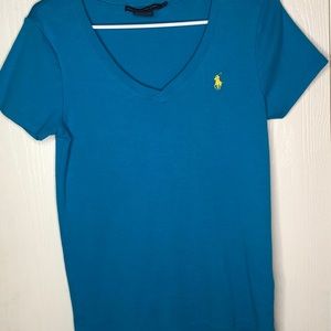 Ralph Lauren V-Neck in turquoise